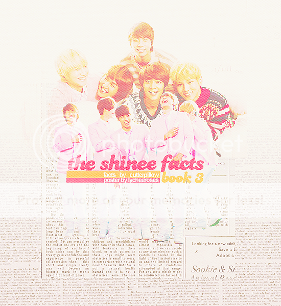 The SHINee facts — BOOK 3