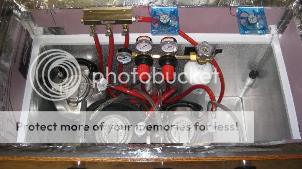 Pictures of your kegerator fan set up Homebrew Talk Beer, Wine, Mead, & Cider Brewing