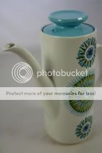 Vintage Meakin Aztec coffee pot