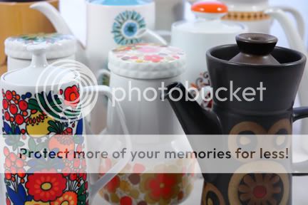 group of vintage coffee pots