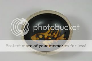 Small vintage pottery pin dish