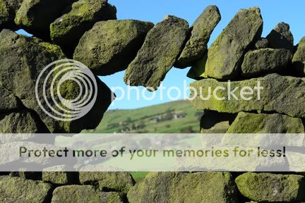 Hole in dry stone wall