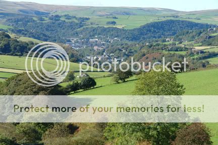 view overlooking Todmorden