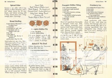 Charles Harper illustrated Christmas recipe