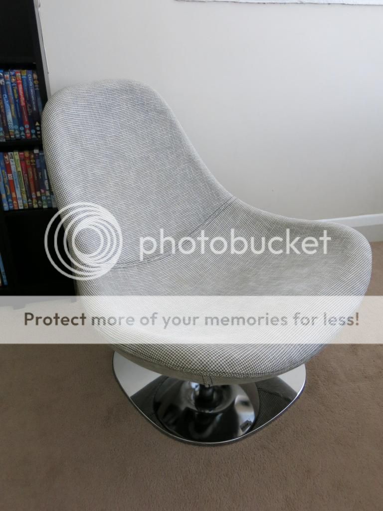Ikea Tirup Swivel / Egg Chair, Grey Colour, Excellent Condition eBay
