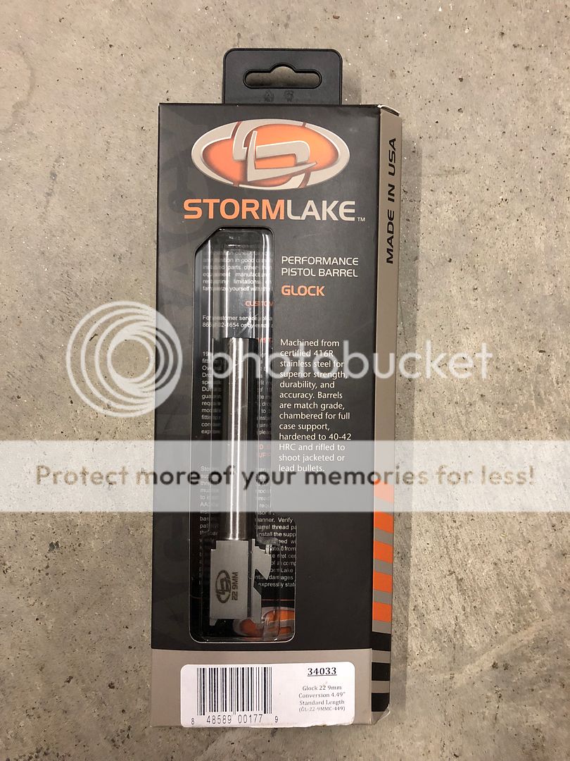 Storm Lake Glock Conversion Barrel G22G17 100 SHIPPED
