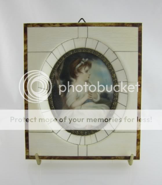antique miniature painting